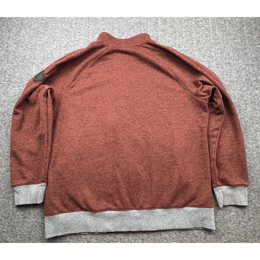 The‎ North Face Jacket Mens Sz XL Red Gray Fleece Full Zip Hiking Y2K Gorpcore